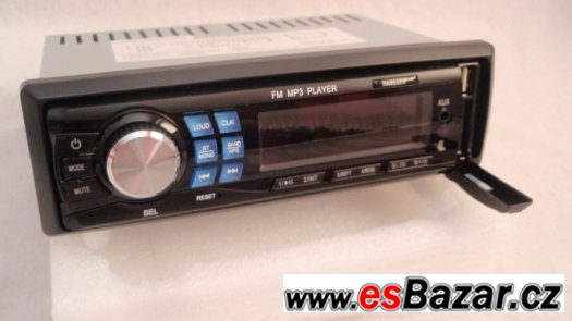 Autorádio MP3 s čtečkou pam. karet SD/MMC, USB vstup, jack – fotografie 2