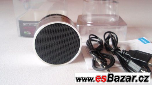 Přenosný AUX repráček 3,5 jack audio pro mobil, tablet, mp3 – fotografie 4