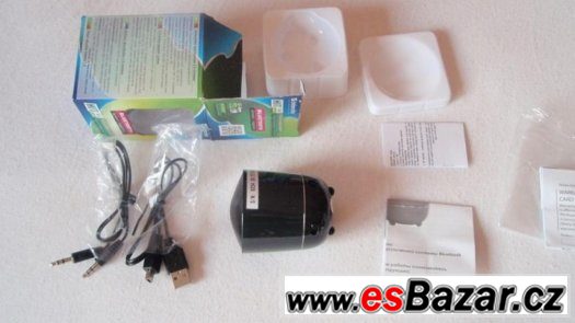 Bluetooth reproduktor přenosný k mobilu, 3,5 jack, nový – fotografie 2