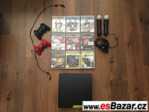 Playstation 3 s příslušenstvím – fotografie 1