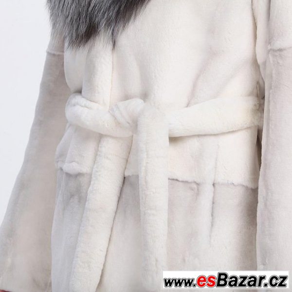 Lux.Norkový kožich - Silver Fox M/L – fotografie 6