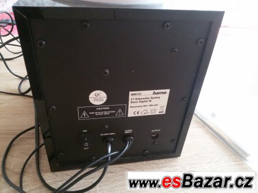 Repro-bedny k PC, Subwoofer System "Sonic digital 10" – fotografie 3