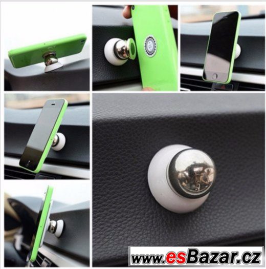 Univerzální magnetický držák navigace, mobilu, tabletu – fotografie 2