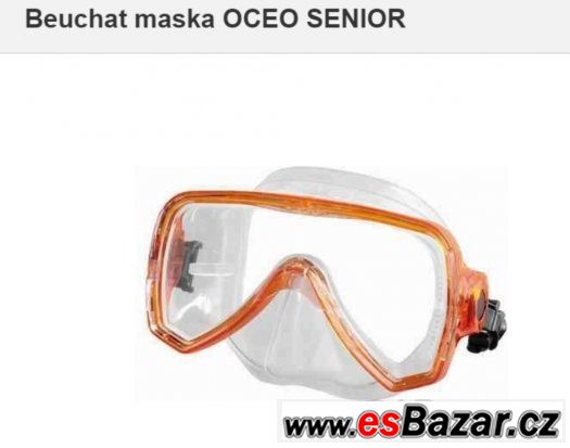 Potápěčská maska (brýle) OCEO SENIOR – fotografie 1