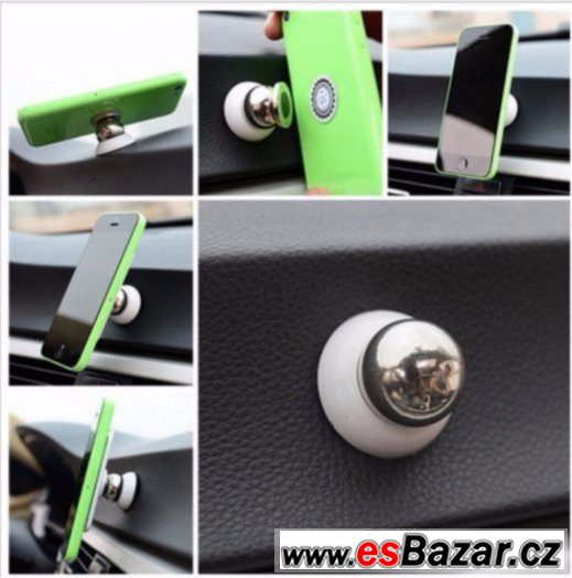 Univerzální magnetický držák navigace, mobilu, tabletu až 7“ – fotografie 2