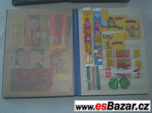 Obaly od žvýkaček cca400ks.,2 alba. – fotografie 3