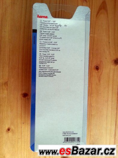 Hama power supply cable 5.25 - 2x serial ata – fotografie 2