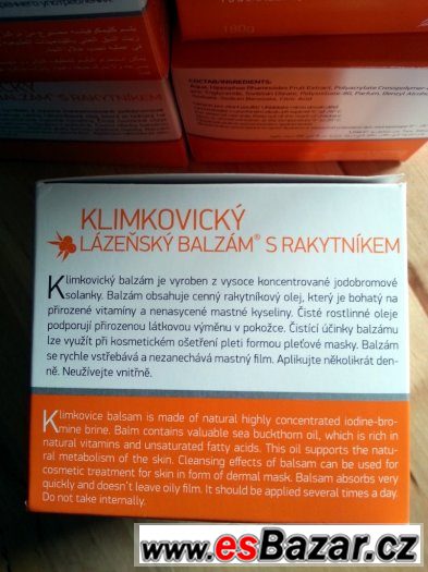 Klimkovický lázeňský balzám s rakytníkem – fotografie 2