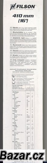 Stěrače Filson 410 mm. – fotografie 2