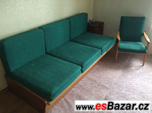 Rozkládací sedací souprava do obývacího pokoje – fotografie 1