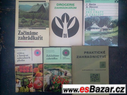 Knihy o zahrádkářství – fotografie 1