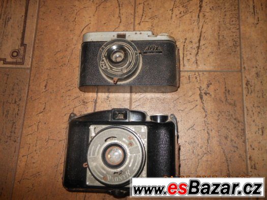 2x STARÉ FOTOAPARÁTY-MINOLTA,PIONÝR-hodí se někomu? – fotografie 2
