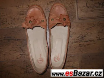 BAŤA VYCHÁZKOVÉ DÁMSKÉ BOTY-BARVA CAMEL,KŮŽE,vel.41-NOVÉ