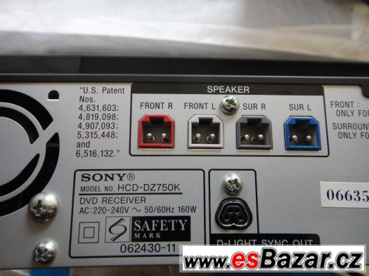 Kino Sony dav 750, 850w – fotografie 5