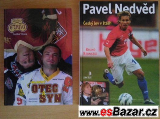 Knížky Pavel Nedvěd, Slavný otec a syn, Salt Lake City 2002 – fotografie 1