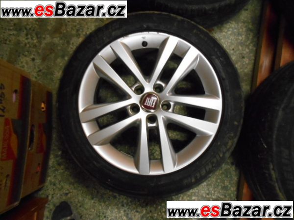 Prodám originál 17 Alu kola 5x110 na Fiat Croma2, Bravo2 – fotografie 5