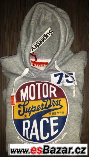 SUPERDRY mikina klokanka vel. L - SLEVA – fotografie 1