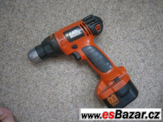 Aku vrtačka Black&Decker 12V – fotografie 1