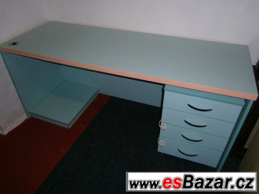 PC stůl s kontejnerem – fotografie 2