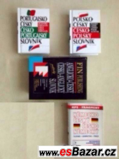 Prodám cizojazyčné slovníky – fotografie 1