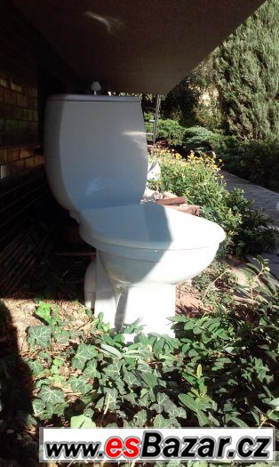 Levná umyv.š.60cm, ker.nohy, komb.WC;sedátko – fotografie 5