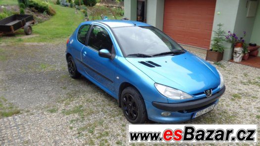 Peugeot 206 1,4i, 55kw, rv. 2003, nová stk, najeto 91000km – fotografie 1