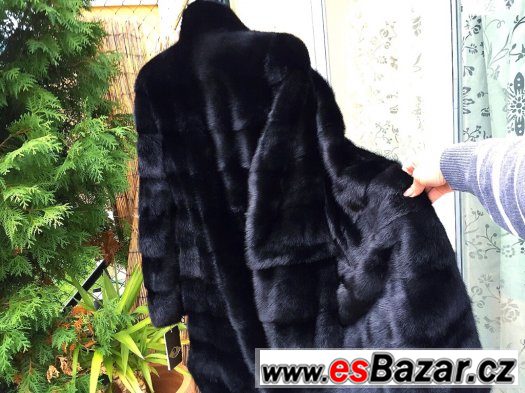 Novy Lux.pravy Norkovy kožich/kabat  Vel.S/M/L – fotografie 4