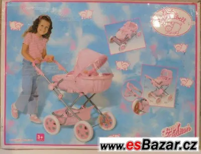 Kočárek Baby Annabell. Textilní části kočárků můžete vyprat.