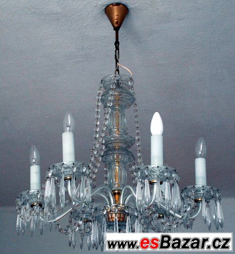 Prodám 3 křišťálové lustry – fotografie 3