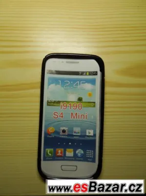 Pouzdro Samsung Galaxy S4 mini i9190, silikon, černé