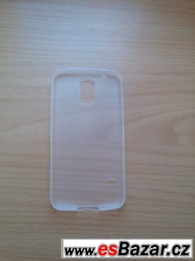 Samsung Galaxy S5 bílé poloprůhledné pouzdro G900 – fotografie 1