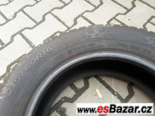 2x zimni pneu 215/60/16 99H sava goodyear. – fotografie 2