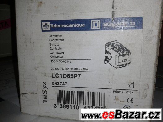 Stykač 30kW 65A 230V - LC1D65P7 – fotografie 2