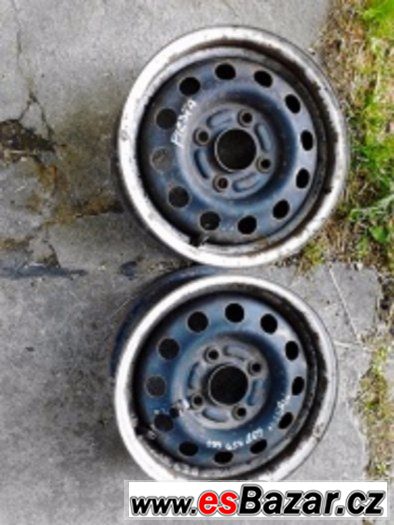 2x 13 plech disky FORD FIESTA 13x5J 400/pár – fotografie 1