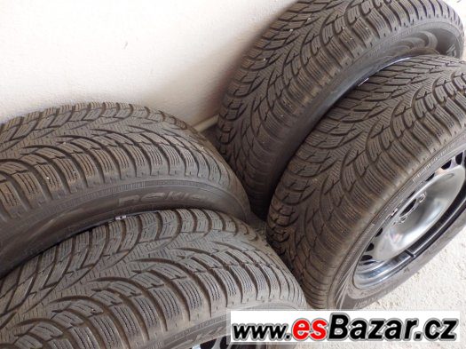 Sada zimních pneu 215/60 R16 včetně ráfků – fotografie 3