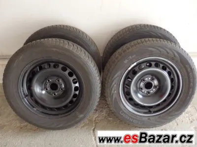 Sada zimních pneu 215/60 R16 včetně ráfků