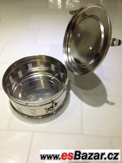 STERILIZAČNÍ BUBEN CHIRANA průměr 27 cm výška 15 cm – fotografie 2