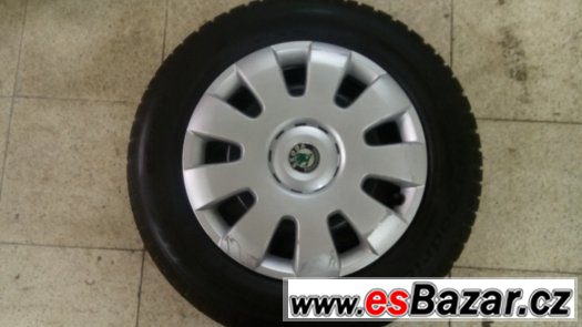Škoda Octavia II, III 195/65 R15 – zimní sada kol s pneu – fotografie 2
