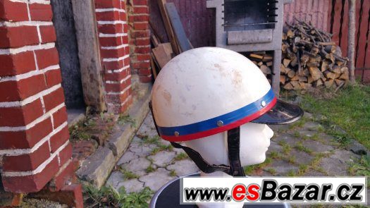 Strá helma na Motoveterána,kokos -velikost č. 60-61. – fotografie 5