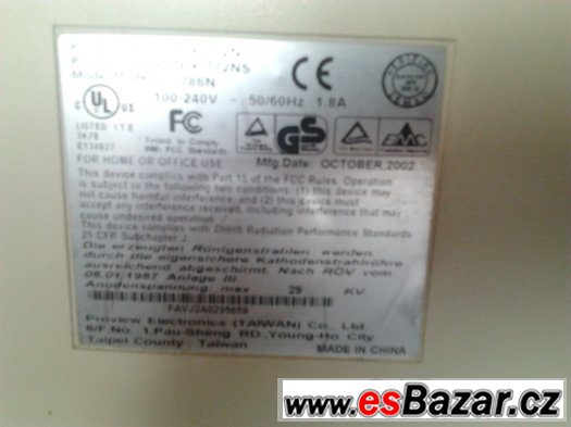 Prodám crt monitor – fotografie 3