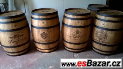 Dekorační sudy originální francouzské 225 lit - luxus