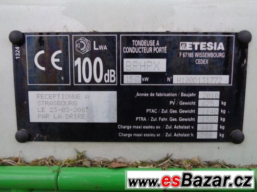 ETESIA HYDRO 100 BPHPX 4X4 DIESEL – fotografie 2