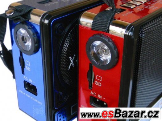 = Moderní radio s MP3 a svítilnou = – fotografie 4