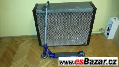 Koloběžka freestyle Fasen Complete Spiral Silver Blue