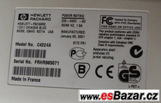 Černobílá laserová tiskárna Hewlett Packard LaserJet 1100 – fotografie 3