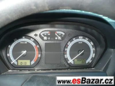 Budíky s pal. počítačem + PIN kód Fabia 1 facelift 2004-2009