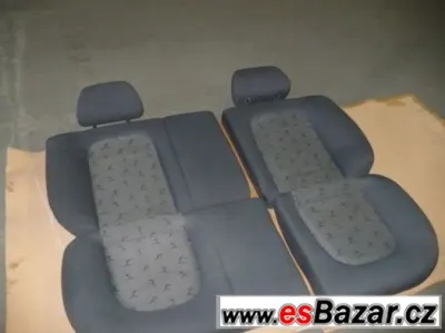 Zadní dělené sedačky Fabia 1- i jednotlivě