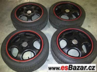 Alu kola 7,5Jx17", 5x100 + zimní pneu