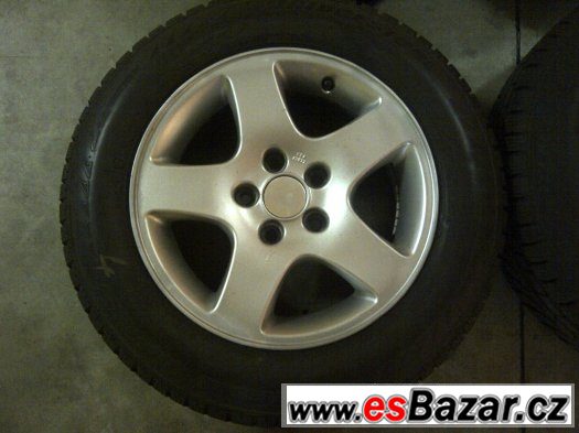Alu kola 7Jx15" , 5x112 + zimní pneu 195/65-15 – fotografie 3