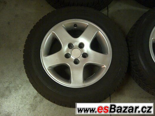 Alu kola 7Jx15" , 5x112 + zimní pneu 195/65-15 – fotografie 5